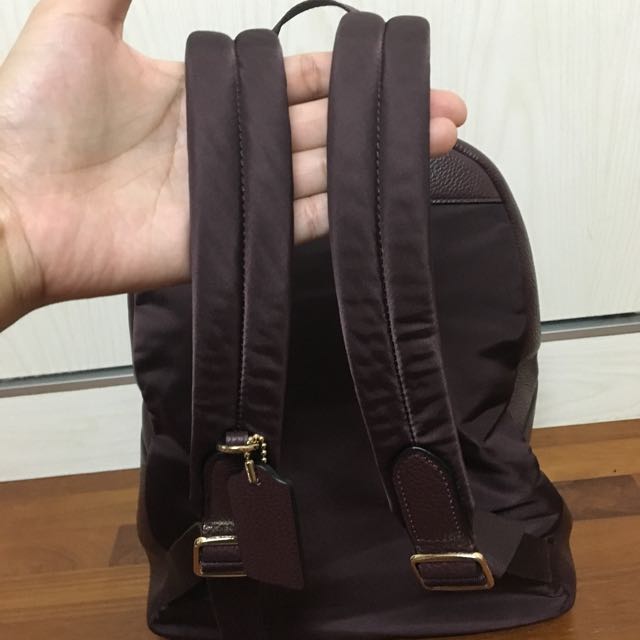 Coach oxblood backpack new arrivals
