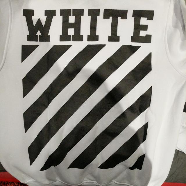 Ua off white hoodie on sale