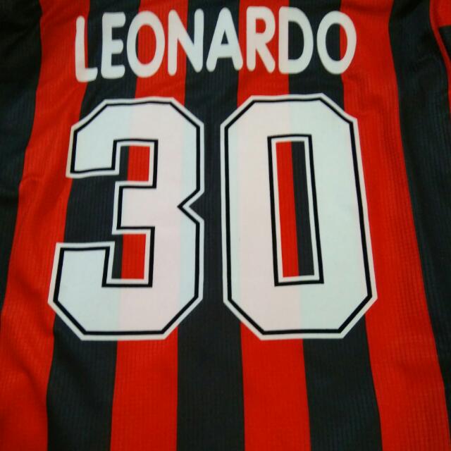 ORIGINAL Lotto AC Milan 1997-1998 Home Jersey #30 Leonardo (BNWT), Men's  Fashion, Activewear on Carousell