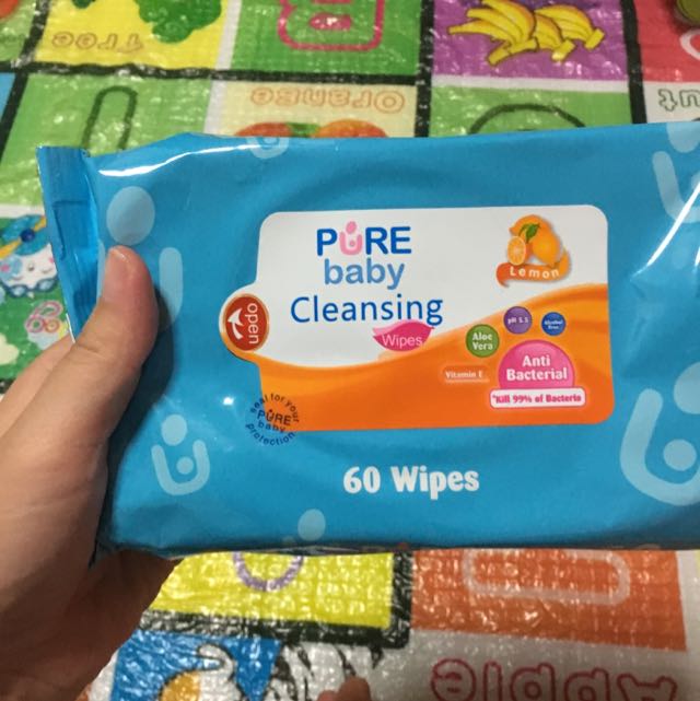pure baby cleansing wipes