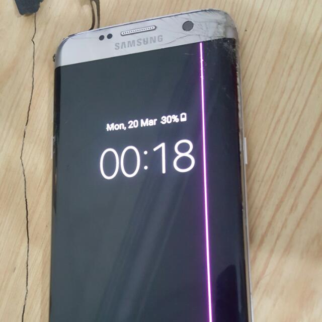 Sell samsung s7 edge cracked screen Clearance