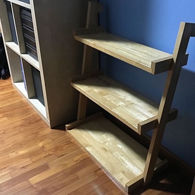 Three Layer Wooden Book Shelf Platforms, Furniture & Home Living