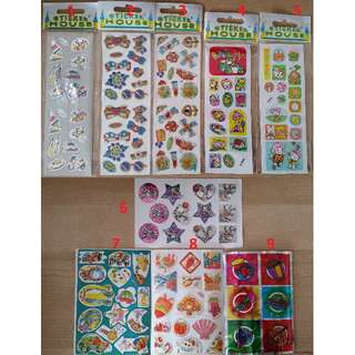 Stickers mix & match 31 designs to choose from