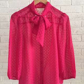 lace pink shirt