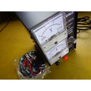 DC ANALOG VARIABLE REGULATED POWER SUPPLY 1 AMP 12 VOLTS