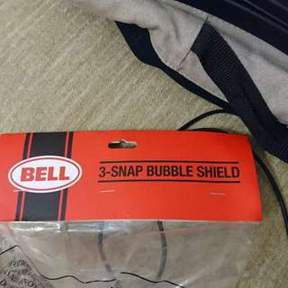 New Bell 3 Snap Bubble Shield (clear)