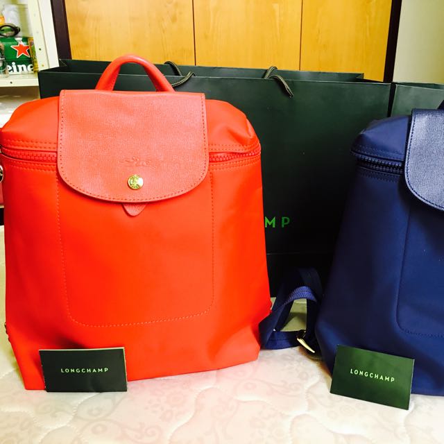 Authentic Long Champ Neo Backpack, Luxury, Bags & Wallets on Carousell