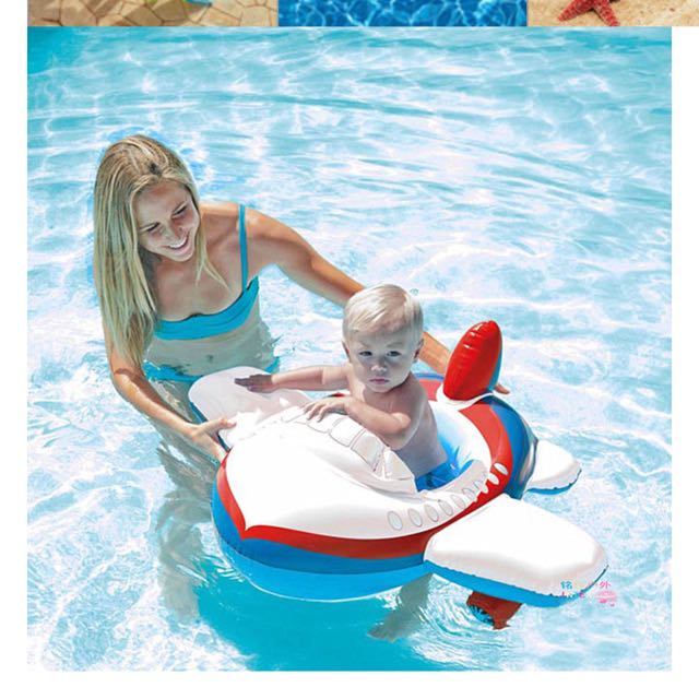 Children Piscina Gonflable Inflatable Swimming Pool Kids Piscinas Cartoon Swim Seat Ring Float For 0 2 Years Rattle Inside Babies Kids On Carousell