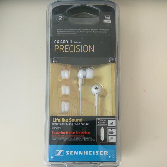 Sennheiser CX 400 II white Audio Headphones Headsets on Carousell