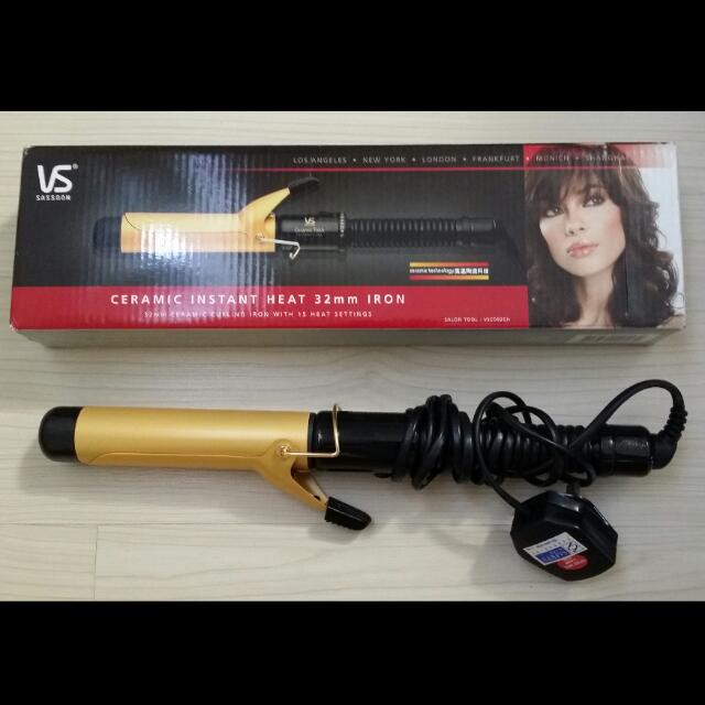 vidal sassoon ceramic curling iron