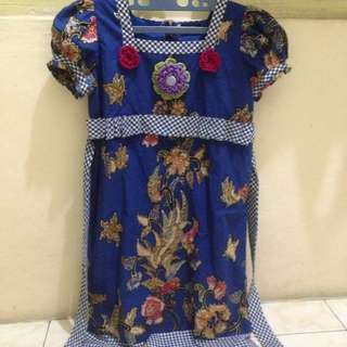 Konsep Designer Blue Batik Dress