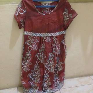 Batik Brown Dress