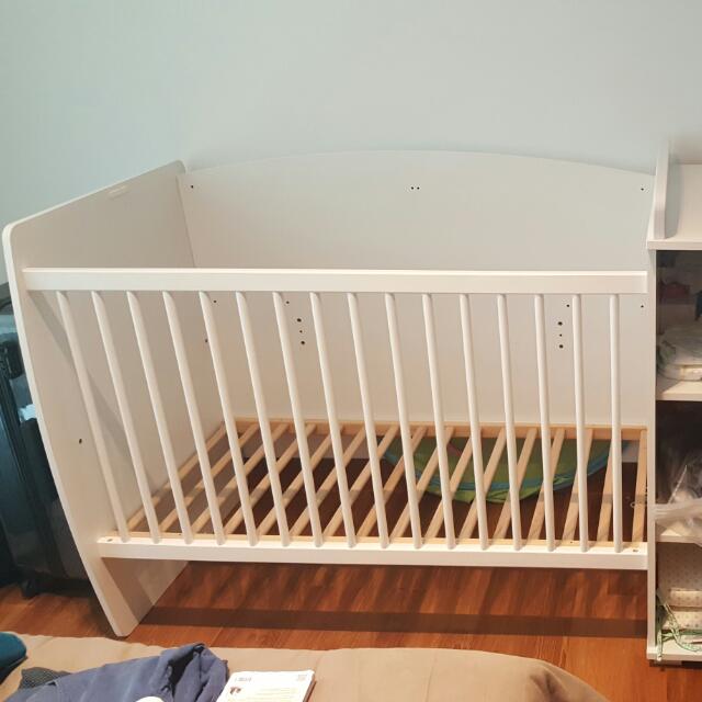 baby changing table and wardrobe