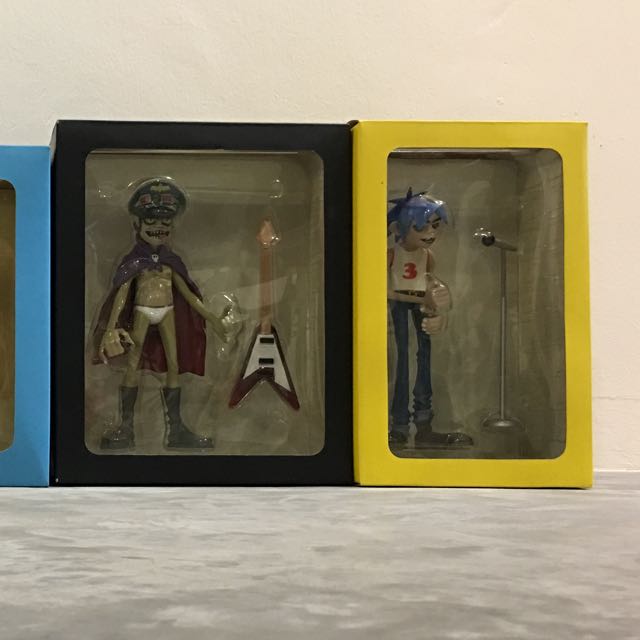 Kidrobot Gorillaz CMYK Complete Set of 4 Vinyl Figures, Hobbies & Toys