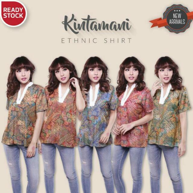 Kintamani Ethnic Shirt Batik Olshop Fashion Olshop Wanita On