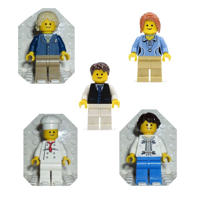 Lego parisian 2025 restaurant minifigures
