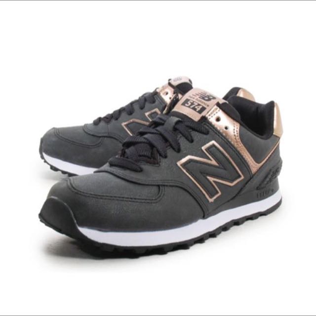 New Balance Black Bronze 574 Sneakers 