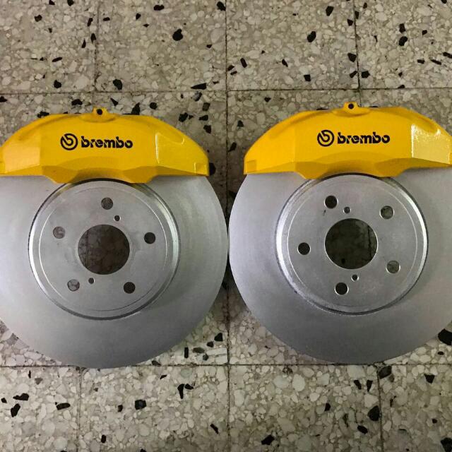 New Respray Sumitomo 4 Pot Brake Caliper With Brand New 320mm Rotor