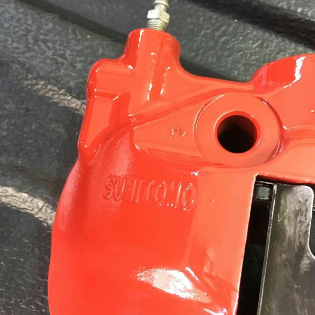 New Respray Sumitomo 4 Pot Brake Caliper With Brand New 320mm Rotor