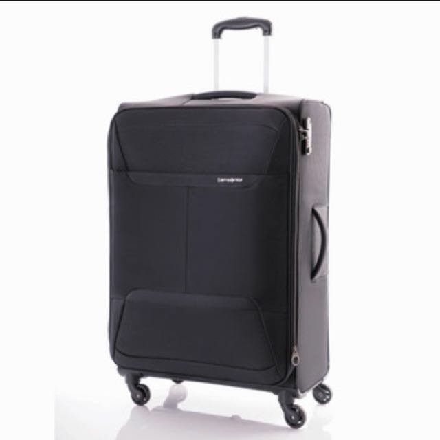 Samsonite Casso 28 Spinner Soft Shell Luggage Black