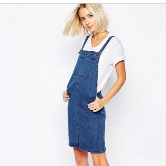 vero moda dungaree dress