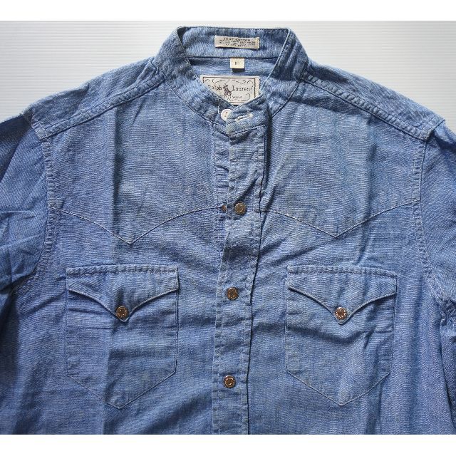ralph lauren mandarin collar