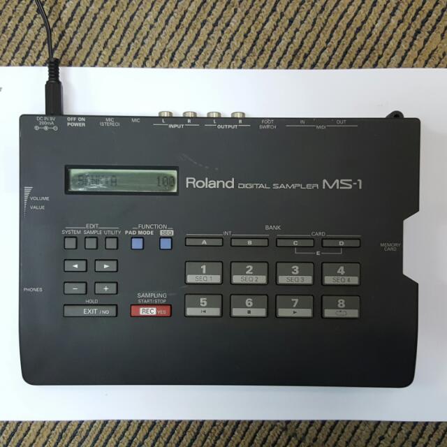 WTS- VINTAGE ROLAND MS-1 COMPACT SAMPLER, Hobbies & Toys, Music 