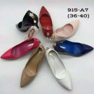 Sepatu Heels 7cm Import Real Pict!! Size36-40 Merk Nobody Premium Quality