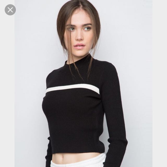 Brett store turtleneck top