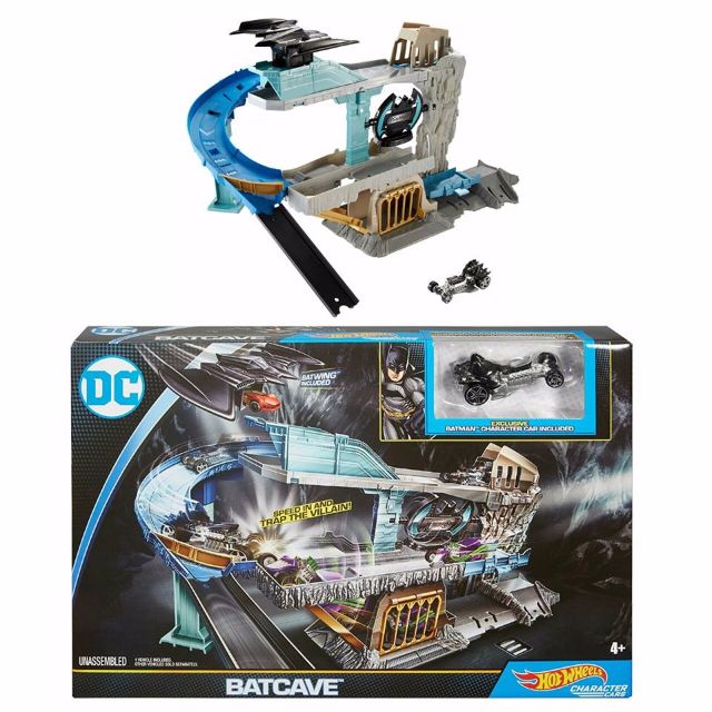 hot wheels dc batcave playset