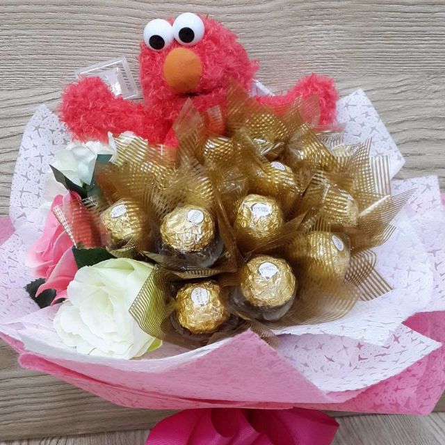 Bouquet bajet coklat bakul/ free kad ucapan