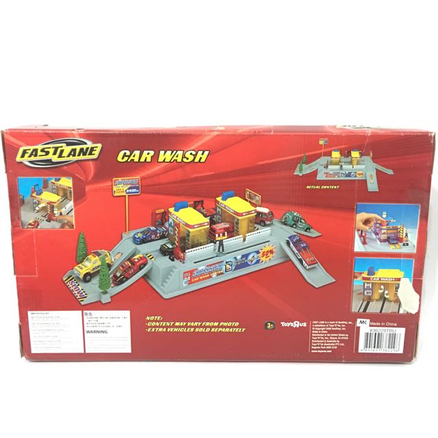 Fast lane car wash clearance toy