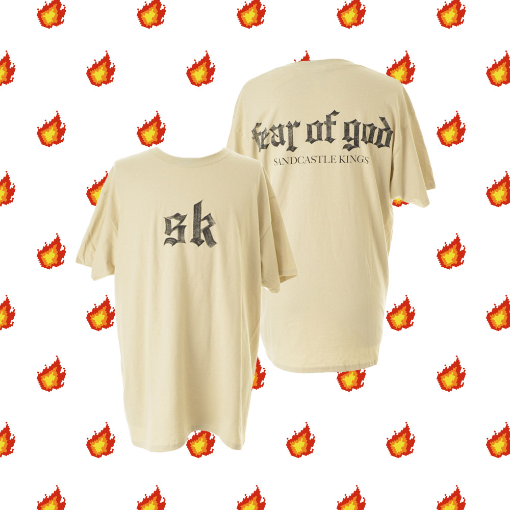 Fear of god sandcastle kings tee clearance