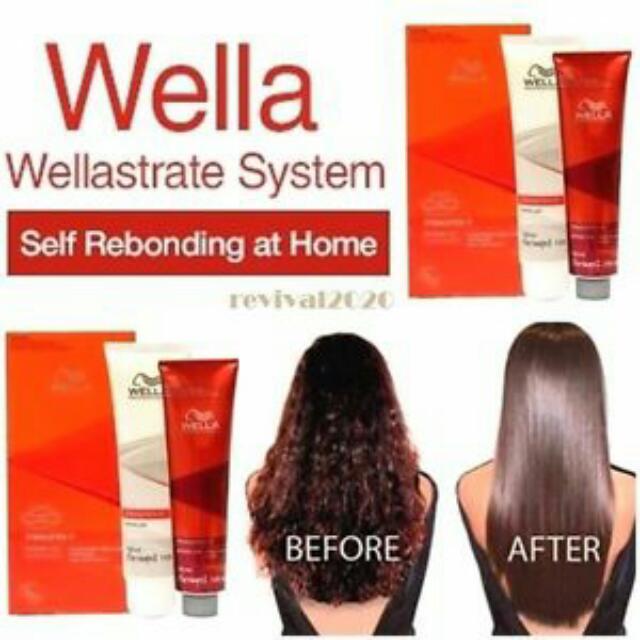 wellastrate straightening cream