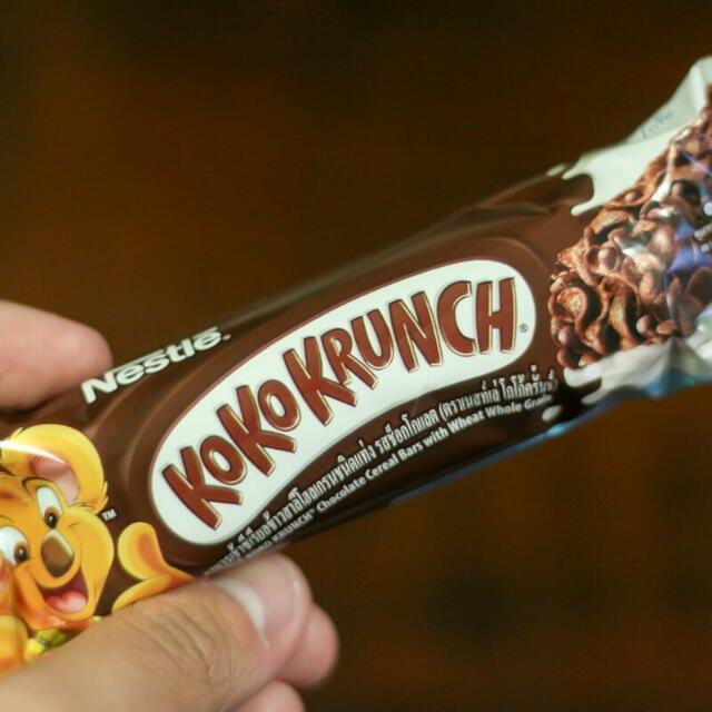HALAL Koko Krunch Chocolate Cereal Bar 6 bars with Wheat whole Grain