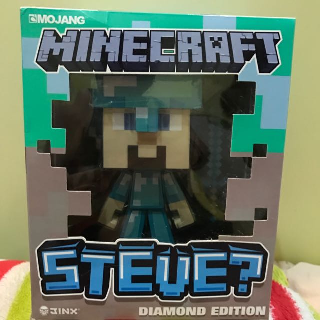 Minecraft Steve Diamond Edition Hobbies Toys Toys Games On Carousell
