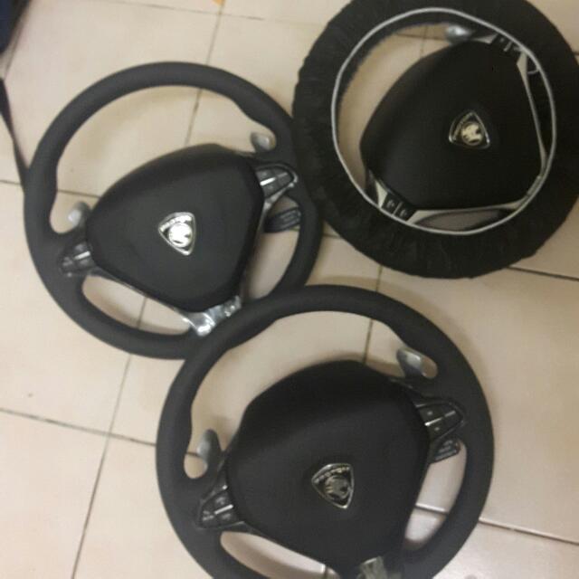 Proton Suprima Preve Leather Steering, Auto Accessories on 