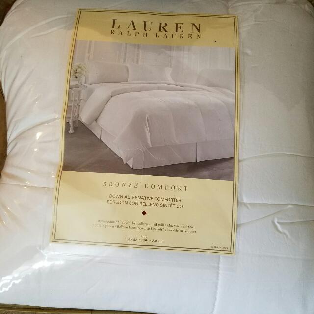 Ralph Lauren King Down Alternative Comforter Furniture On Carousell