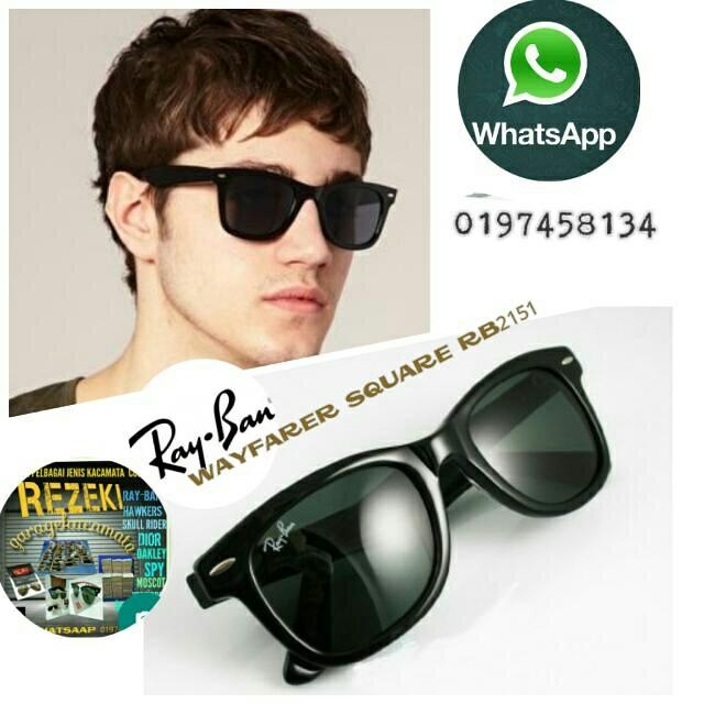 Rb2151 wayfarer square sales