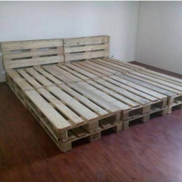 Gambar Tempat Tidur Dari Kayu Palet - Sederet Tempat