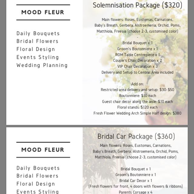 Venue decoration packages clearance