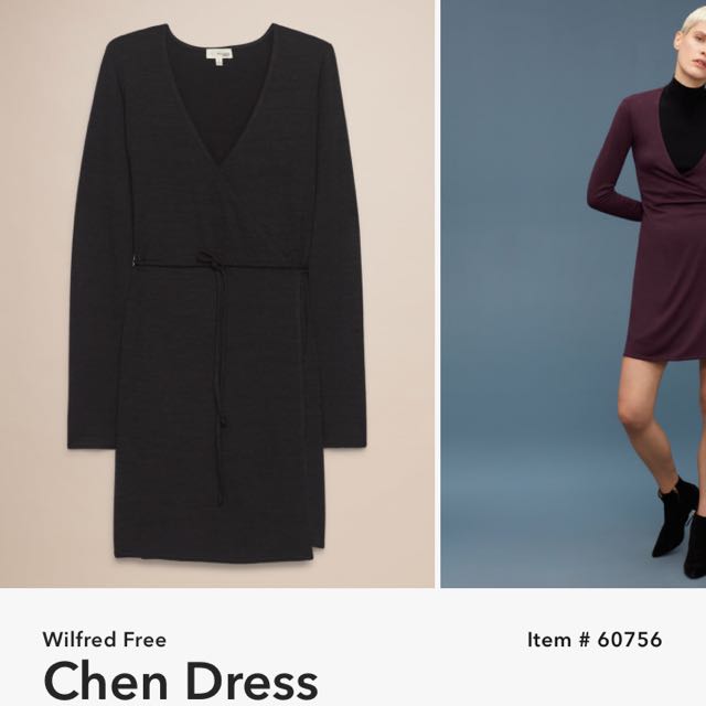wilfred wrap dress