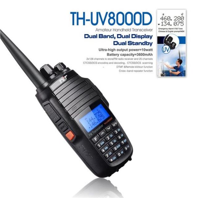 10W Walkie Talkie Dual Band Walkie Talkie TYT TH-UV8000D, Furniture ...