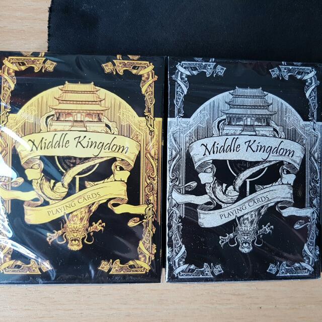 Bicycle Middle Kingdom Playing Cards Gold Silver Toys Games Board Games Cards On Carousell