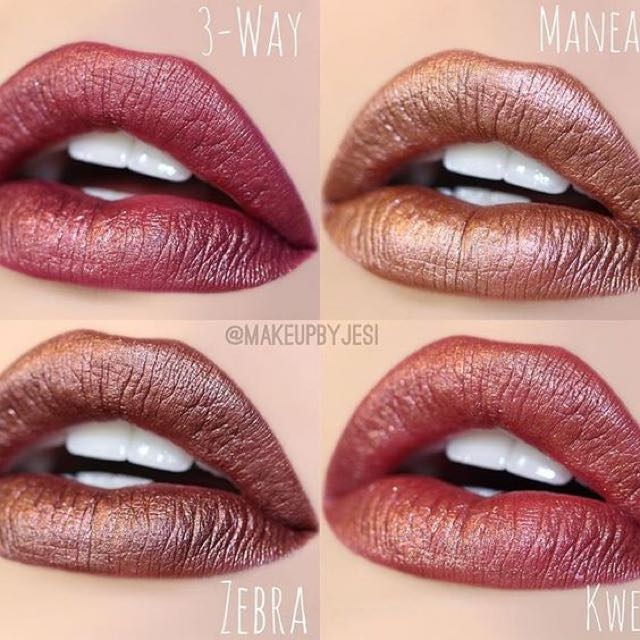 Colorpop Ultra Metallic Liquid Lipstick (Zebra), Beauty & Personal Care