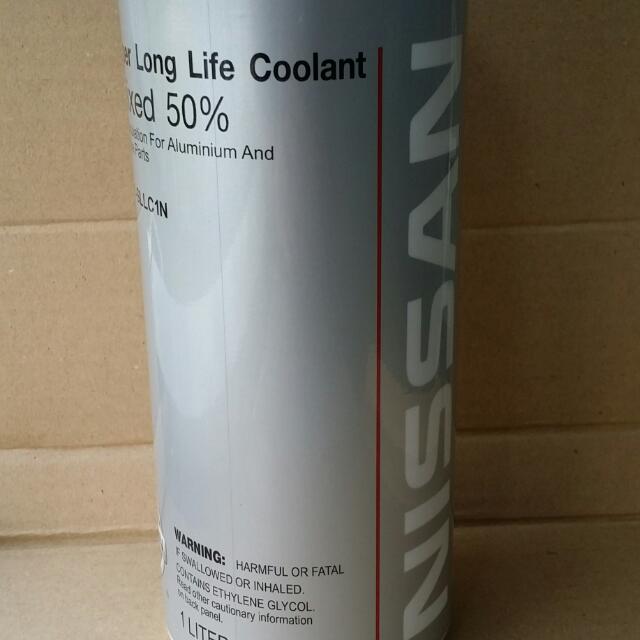 Genuine Nissan Pre-mixed 50% Blue Super Long Life Coolant, Car