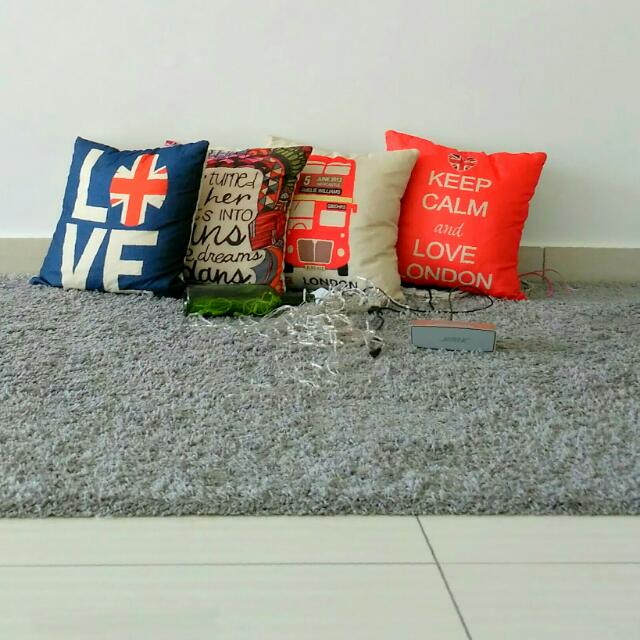 Ikea Hampen Rug (Grey), Furniture & Home Living, Home Decor, Carpets