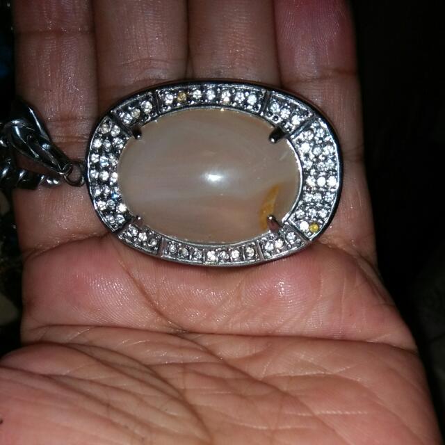 Kalung Batu Akik Anggur Putih Antik Lainnya Di Carousell