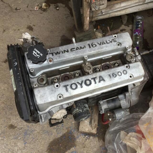 Gambar mesin 4AGE (TWIN Cam Gti) di Carousell