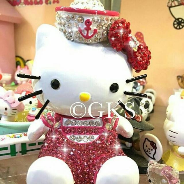 Parfum Mobil Hello Kitty Swarovski Auto Accessories On Carousell